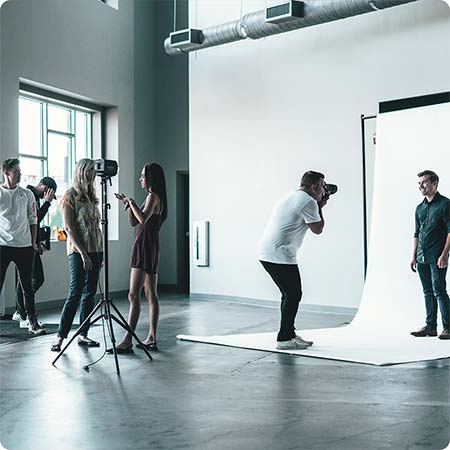 様々なシーンで活躍【 スタジオ 】